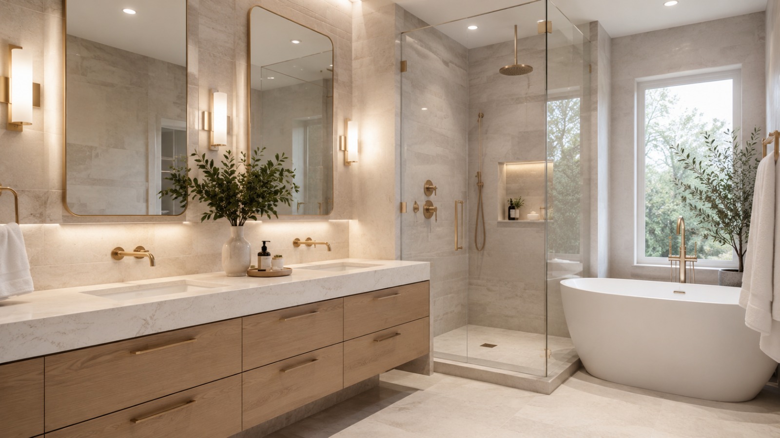 Modern bathrooms