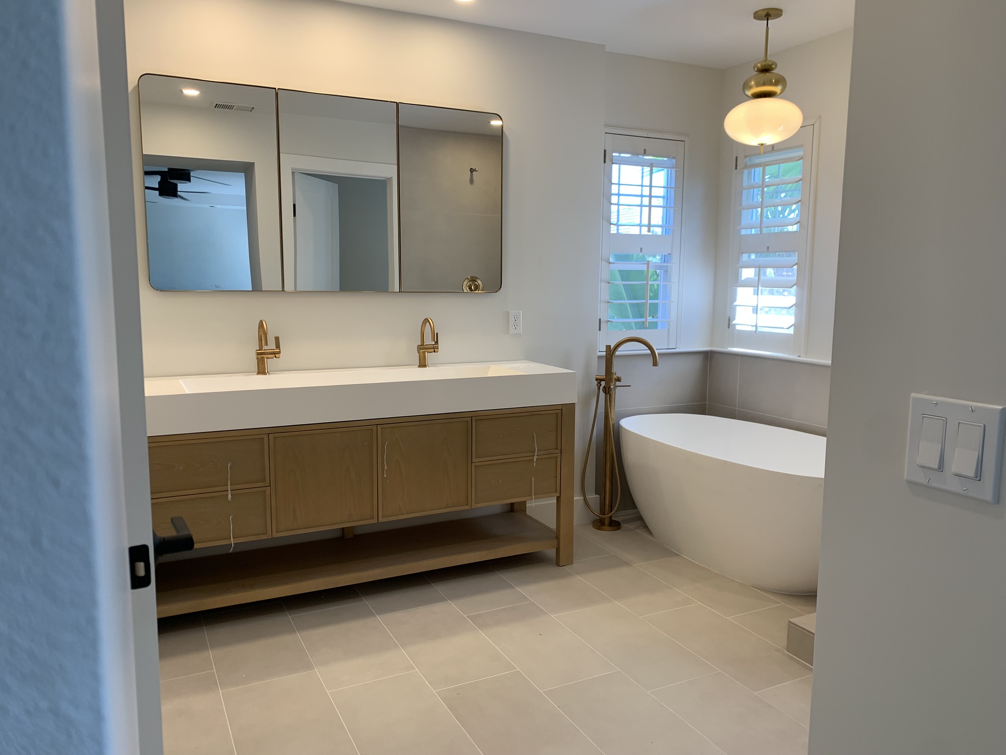 Spa-inspired bathroom